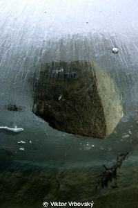 Stone in the ice... by Viktor Vrbovský 